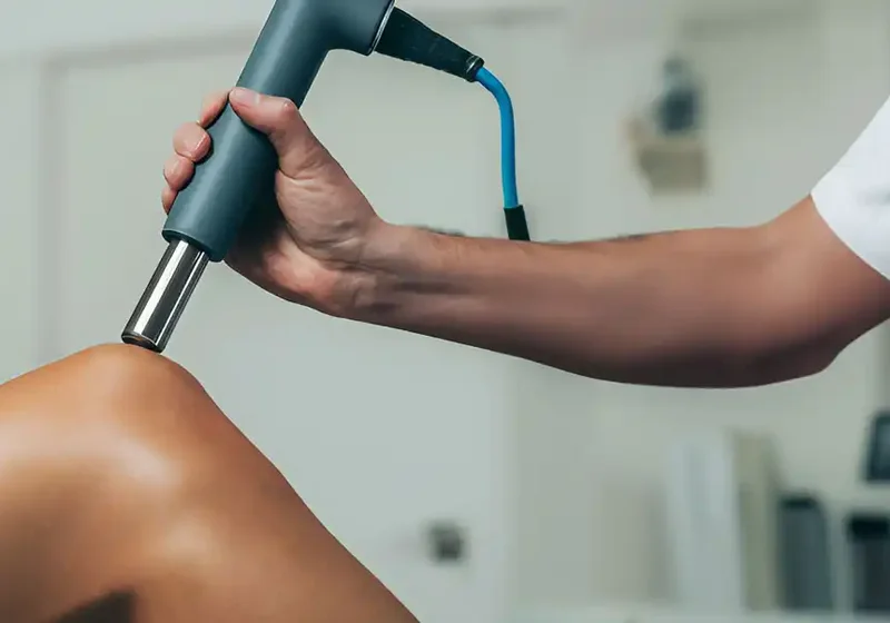 Regenerative therapy treatment being administered in clinic
