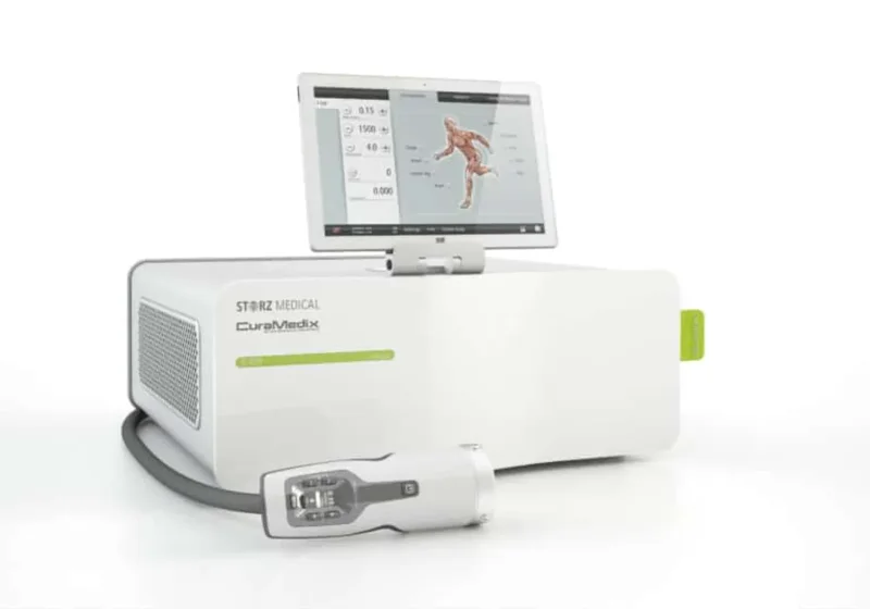 Storz Medical shockwave device used for scar tissue release treatment